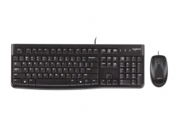 Клавиатура и мышка Logitech MK120, Black