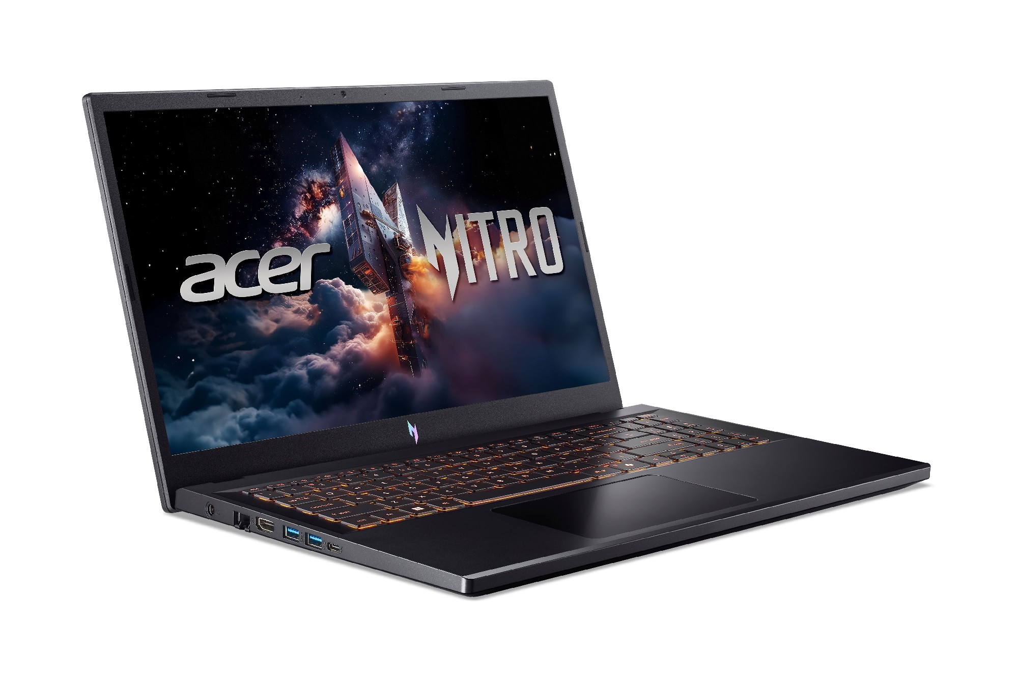 Laptop 15.6” ACER Nitro V 15 ANV15-52/ Intel Core Intel Core i7-13620H/ 16GB/ 1TB SSD/ RTX 5050/ Obsidian Black photo 2