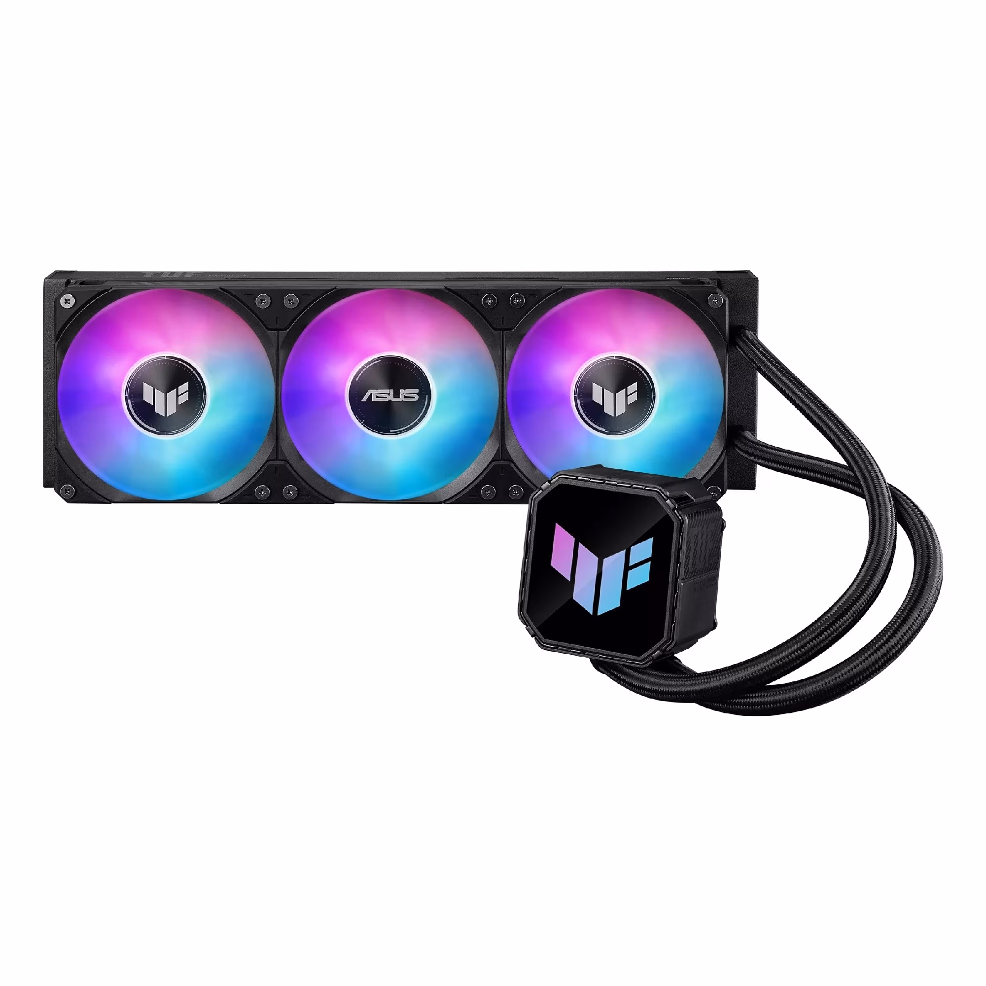 Житкостный Кулер ASUS TUF GAMING LC III 360 ARGB/ Universal/ 650-2600 RPM/ 37.4dBA / 90.78CFM/ Black