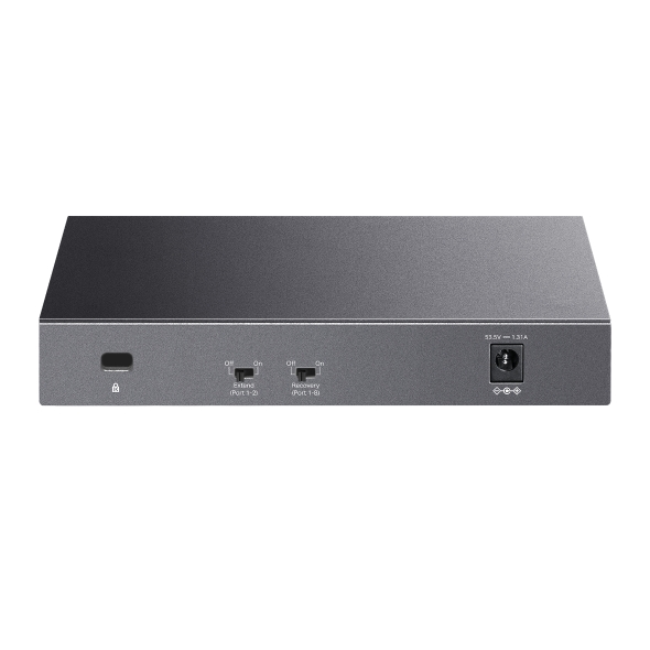 Коммутатор TP-LINK LS108GP / 8 port / Gigabit / RJ45 / PoE+/ steel case photo 2