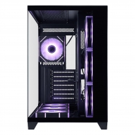 Корпус 1STPLAYER MV8-TP / no PSU / Side-Window / 4x120mm / ATX / Black thumbnav 5