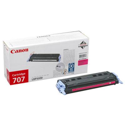 Laser Cartridge Canon 707 M (9422A004), magenta (2000 pages) for LBP-5000/5100 photo 1 Laser Cartridge Canon 707 M (9422A004), magenta (2000 pages) for LBP-5000/5100 photo 1