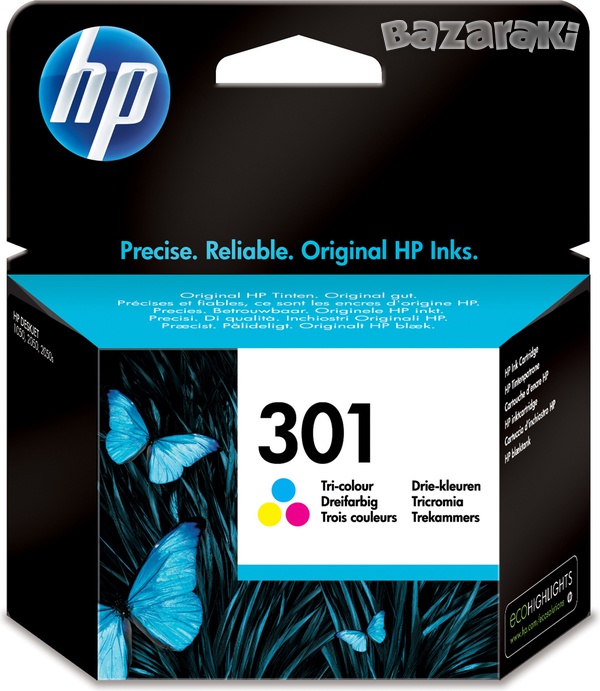 HP 301 (CH562EE) Tri-color Ink Cartridge, 165 pages for HP DESKJET 1000, 1050, 1050A, 2000, 2050, 2050A, 2054A, 3000, 3050, 3050A, 3020A, 3054A photo 1 HP 301 (CH562EE) Tri-color Ink Cartridge, 165 pages for HP DESKJET 1000, 1050, 1050A, 2000, 2050, 2050A, 2054A, 3000, 3050, 3050A, 3020A, 3054A photo 1
