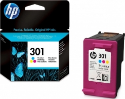 HP 301 (CH562EE) Tri-color Ink Cartridge, 165 pages for HP DESKJET 1000, 1050, 1050A, 2000, 2050, 2050A, 2054A, 3000, 3050, 3050A, 3020A, 3054A thumbnav 2