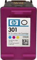 HP 301 (CH562EE) Tri-color Ink Cartridge, 165 pages for HP DESKJET 1000, 1050, 1050A, 2000, 2050, 2050A, 2054A, 3000, 3050, 3050A, 3020A, 3054A thumbnav 5