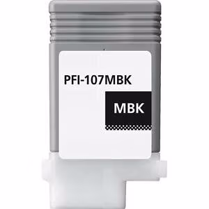 Ink Cartridge Canon PFI-107 MBk, Matte Black, 130ml for iPF670,680,685,770,780,785