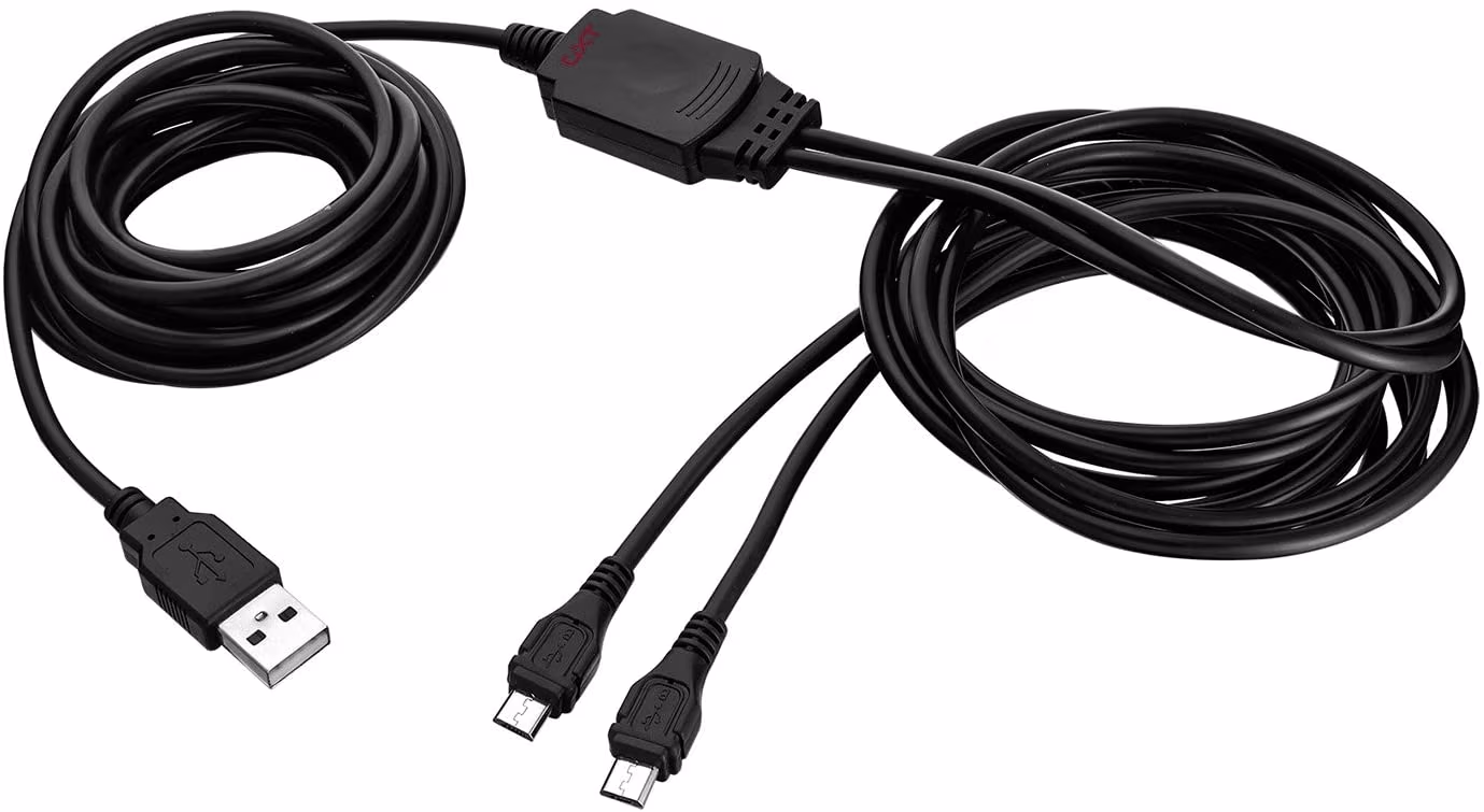 Trust GXT222 Duo Charge cable PS4 