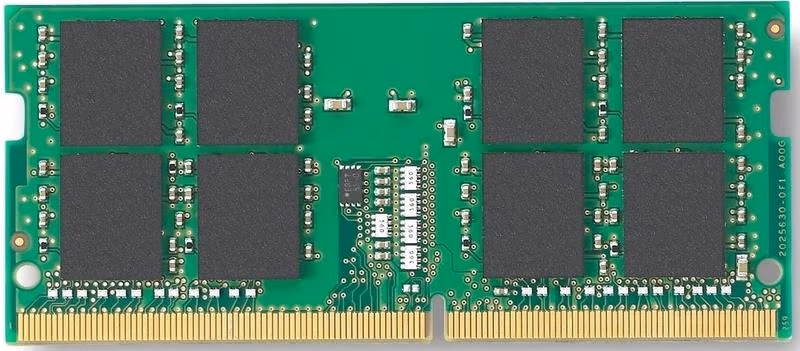 32GB DDR4-3200 SODIMM  Kingston ValueRam, PC25600, CL22, 2Rx8, 1.2V 