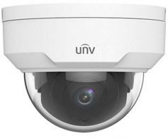 UNV IPC324LR3-VSPF28-D, Easy DOME 4Mp, 1/3” CMOS, Fixed lens 2.8mm, IR up to 30m, ICR, 2592x1520:20fps, Ultra 265/H.264/MJPEG, Triple stream, DWDR, IP67&IK10, HLC, car-grade LED, 2-Axis, DC12V/PoE thumbnav 1