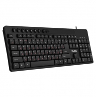 SVEN KB-C3060, Keyboard, Waterproof construction, 113 keys, 9 shortcut key, 1.5m, USB, Black, Rus/Ukr/Eng thumbnav 2