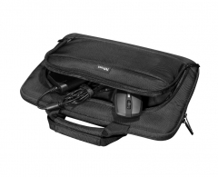 Trust NB bag 14” - Eco-friendly Slim laptop bag for 14”  laptops, Black thumbnav 3