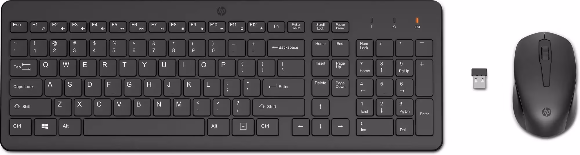 Беспроводная Клавиатура и мышка HP 330, Black