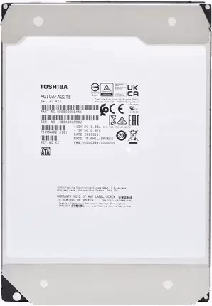 3.5" HDD Toshiba Enterprise Capacity (MG10ACA20TE)/ 20TB/ 7200rpm/ 512MB/ SATAIII 