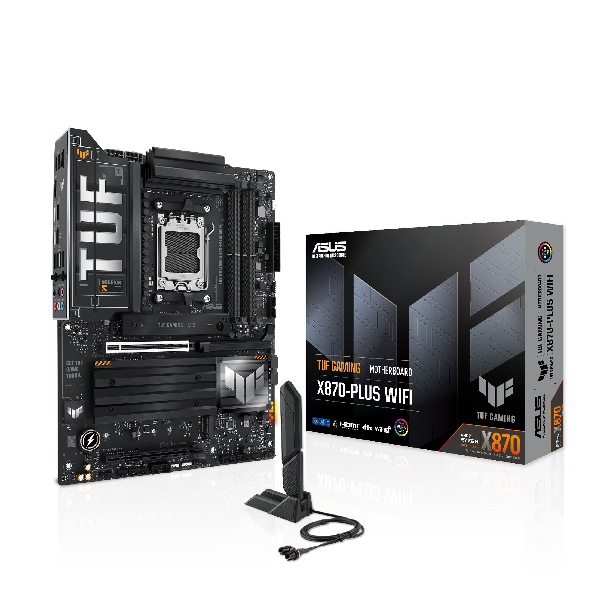 Материнская плата ASUS TUF GAMING X870-PLUS WIFI/ AM5 / AMD X870 / DDR5 / ATX photo 1