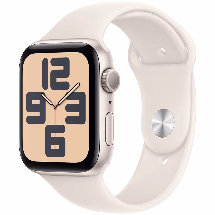 Smart watch Apple Watch SE 2024 GPS 40mm Starlight Aluminium Case with Starlight Sport Band - S/M (MXEF3QI/A)