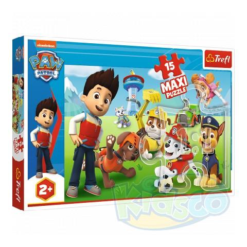 Trefl 14336 Puzzle 15 Maxi Funny Paw Patrol photo 1 Trefl 14336 Puzzle 15 Maxi Funny Paw Patrol photo 1