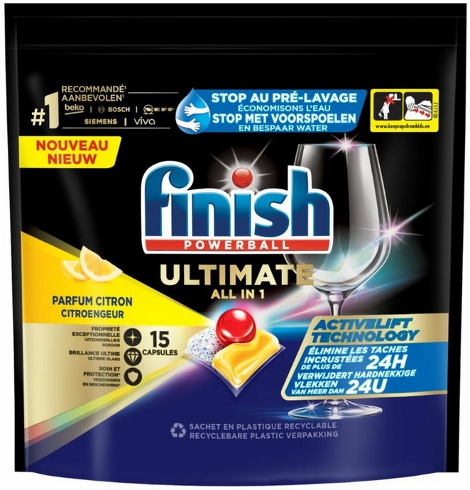 Таблетки для ПММ Finish Finish15pc photo 1