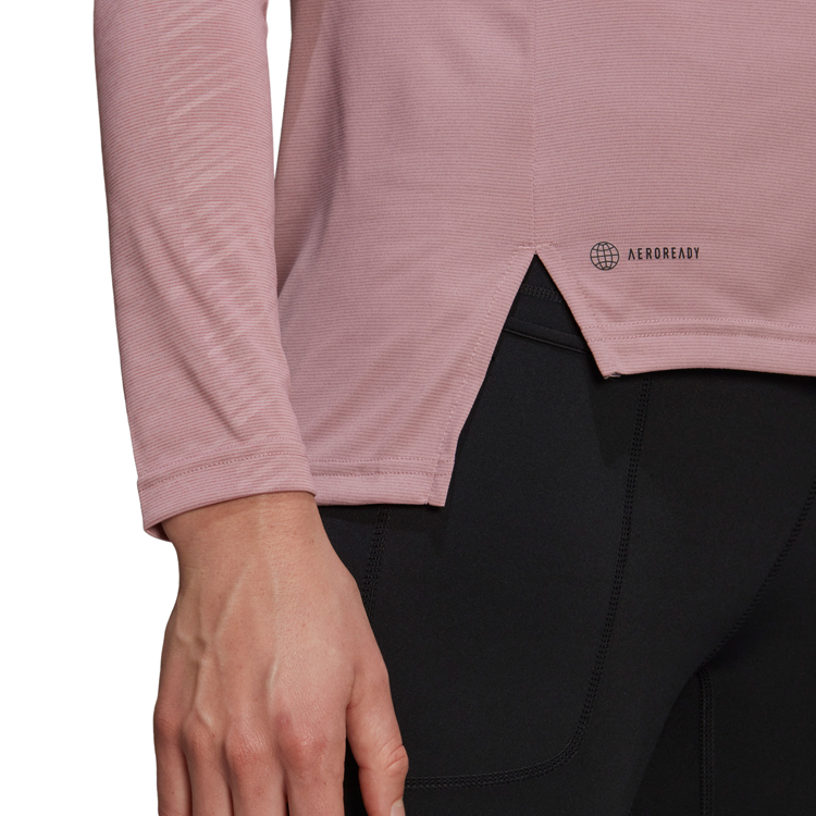 Футболка Adidas W MT Half Zi LS XS Розовый Женский photo 3