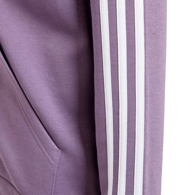 Толстовка Adidas U 3S FL FZ HOOD / Женский / 128 / Сиреневый photo 4