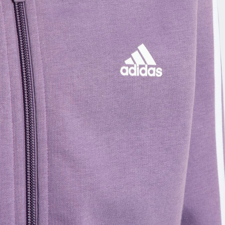 Толстовка Adidas U 3S FL FZ HOOD / Женский / 128 / Сиреневый photo 5