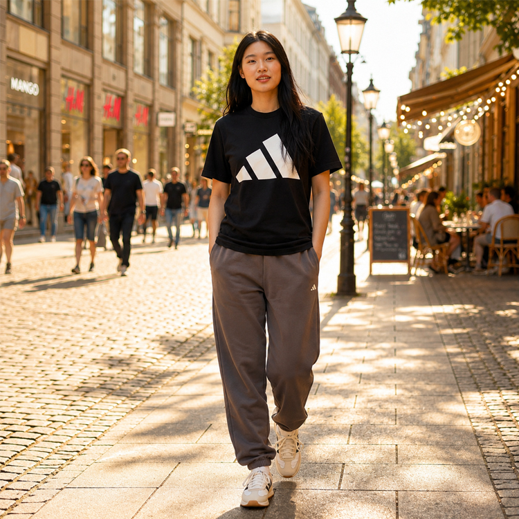 Брюки Adidas W SL FT CF PT XS Серый Женский photo 3