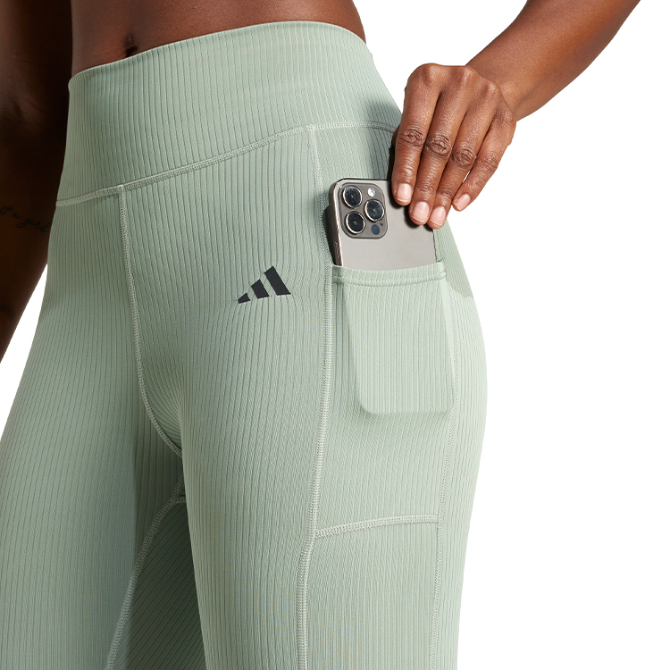 Легинсы Adidas OPT RIB 7/8 L / Женский / XXS / Зеленый photo 8