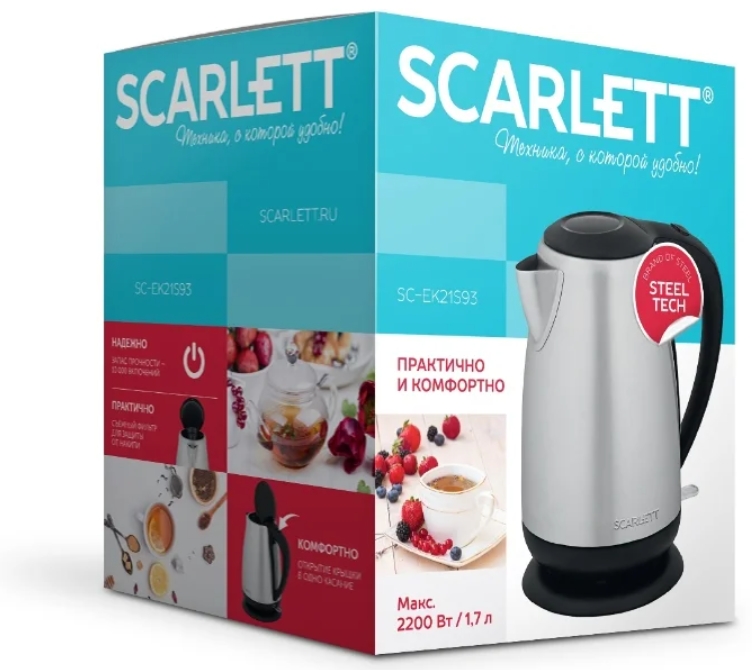 Fierbator de apa electric Scarlett SC-EK21S93 photo 3
