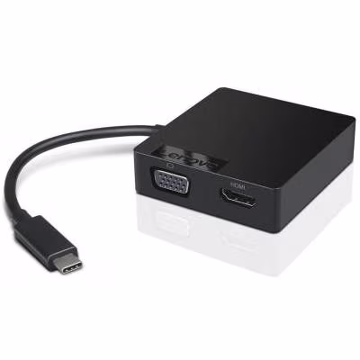 Lenovo USB-C Travel Hub (1xVGA , 1xLAN, 1xUSB 3.0, 1xHDMI, Black )