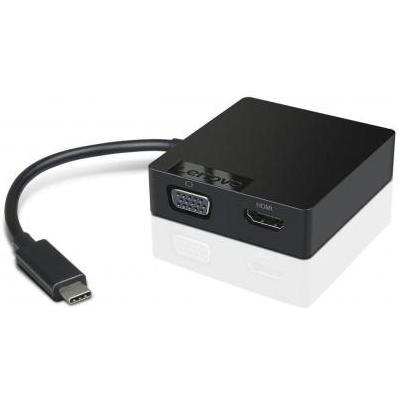 Lenovo USB-C Travel Hub (1xVGA , 1xLAN, 1xUSB 3.0, 1xHDMI, Black ) photo 1