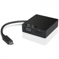 Lenovo USB-C Travel Hub (1xVGA , 1xLAN, 1xUSB 3.0, 1xHDMI, Black ) thumbnav 1