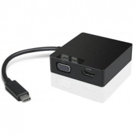 Lenovo USB-C Travel Hub (1xVGA , 1xLAN, 1xUSB 3.0, 1xHDMI, Black )