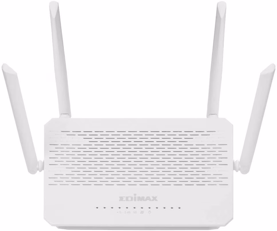 EDIMAX BR-6478AC V3 AC1200 Wave 2 Dual-Band Gigabit Router, 3 Modes in 1: Router, WISP, Wi-Fi Bridge, 866Mbps 5GHz + 300Mbps 2.4GHz, 802.11a/b/g/n/ac,1 WAN+4 Gigabit LAN, Multi-SSID, Guest Network, Smart iQ Setup, USB Port, 4 fixed antennas
