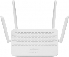 EDIMAX BR-6478AC V3 AC1200 Wave 2 Dual-Band Gigabit Router, 3 Modes in 1: Router, WISP, Wi-Fi Bridge, 866Mbps 5GHz + 300Mbps 2.4GHz, 802.11a/b/g/n/ac,1 WAN+4 Gigabit LAN, Multi-SSID, Guest Network, Smart iQ Setup, USB Port, 4 fixed antennas thumbnav 1