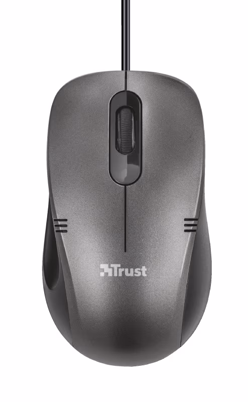 Trust Ivero Compact Mouse, 1000 dpi, 3 button, USB, 1.5m