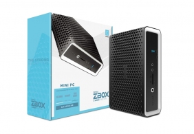Mini PC (Barebone) ZOTAC ZBOX-CI622NANO-BE, Passive Cooling, Intel® Core™ i3-10110U 2C/4T 2.1-4.1GHz, 2xDDR4 SODIMM, 1x2.5" SATA, Intel UHD Graphics, 2xUSB-C 3.1, 5xUSB 3.1, 2xGbE LAN, WiFi(802.11ac)/BT5.0, 1xHDMI, 1xDP, Mic/Speak Out, SD CardReader, VESA thumbnav 2