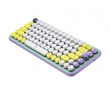 Logitech POP Keys Wireless Mechanical Keyboard With Emoji Keys, Multi-device, Layout Size Minimalist, Daydream/Mint - RUS thumbnav 2