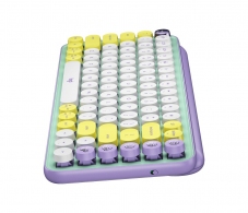 Logitech POP Keys Wireless Mechanical Keyboard With Emoji Keys, Multi-device, Layout Size Minimalist, Daydream/Mint - RUS thumbnav 4