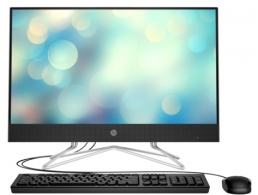 All-in-One PC - 23.8" HP AiO 24-df1060ur 23.8" FHD AG UWVA, Intel Core i3-1125G7, 1x8GB (2 slots) DDR4, 256GB M.2 PCIe NVMe SSD, Intel® Iris Xe Graphics, CR, HD Cam, WiFi ac 1x1 + BT5, HDMI, LAN, Wired USB KB & USB mouse, Windows 11 SL, Jet Black. thumbnav 1