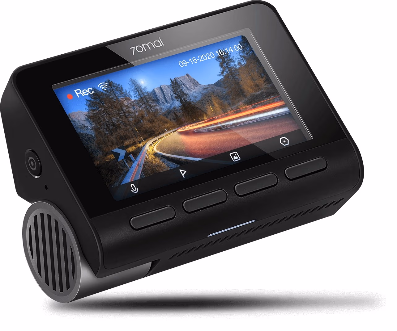Xiaomi 70mai Dash Cam A800S, Black, 4K vehicle recorder, Wide angle: 145°, WiFi, 2160p@30fps, G-sensor, MicroSD up to 128GB