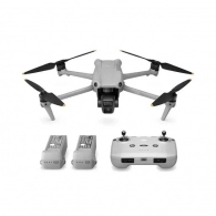 (963895) DJI Air 3 Fly More Combo - Portable Drone, DJI RC-N2, 48MP photo, 4K 100fps / FHD 200fps camera with gimbal, max. 6000m height / 75.6 kmph speed, flight time 46min, Battery 4241 mAh, 720g (3 batteries, 6 pairs propellers, charging hub, bag)