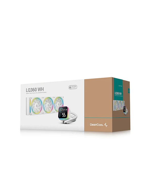 Жидкостный охладитель DEEPCOOL LQ360 WH/ Universal/ 350W/ <38.71dBA/ 72.04 CFM photo 6