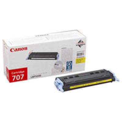 Laser Cartridge Canon 707 Y (9421A004), yellow (2000 pages) for LBP-5000/5100 photo 1 Laser Cartridge Canon 707 Y (9421A004), yellow (2000 pages) for LBP-5000/5100 photo 1