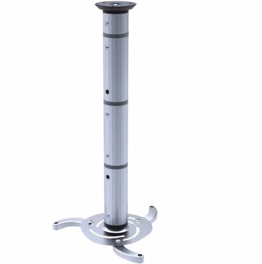 Sunne PRO03 Ceiling Projector Bracket, Ceiling to Projector 80-980mm, Tilt -15°~+15°, Swivel 360°, max 10kg, Silver 