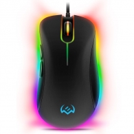 SVEN RX-G830 RGB Gaming, Optical Mouse, 500-6400 dpi, 5+1 buttons (scroll wheel),  DPI switching modes, USB thumbnav 1