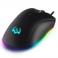 SVEN RX-G830 RGB Gaming, Optical Mouse, 500-6400 dpi, 5+1 buttons (scroll wheel),  DPI switching modes, USB thumbnav 2