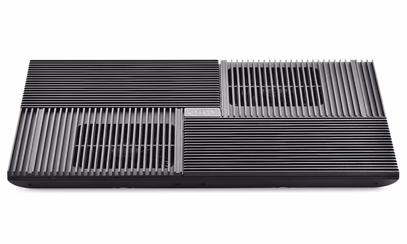 DEEPCOOL ”MULTI CORE X8”, Notebook Cooling Pad up to 17”, 4 fans 100X100X15mm,  Multi-Core Control Technology, 1300±10%RPM, <23dBA, 53.4CFM, Black 