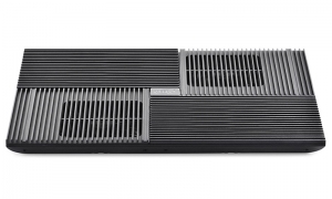 DEEPCOOL ”MULTI CORE X8”, Notebook Cooling Pad up to 17”, 4 fans 100X100X15mm,  Multi-Core Control Technology, 1300±10%RPM, <23dBA, 53.4CFM, Black thumbnav 1
