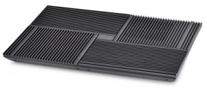 DEEPCOOL ”MULTI CORE X8”, Notebook Cooling Pad up to 17”, 4 fans 100X100X15mm,  Multi-Core Control Technology, 1300±10%RPM, <23dBA, 53.4CFM, Black thumbnav 2