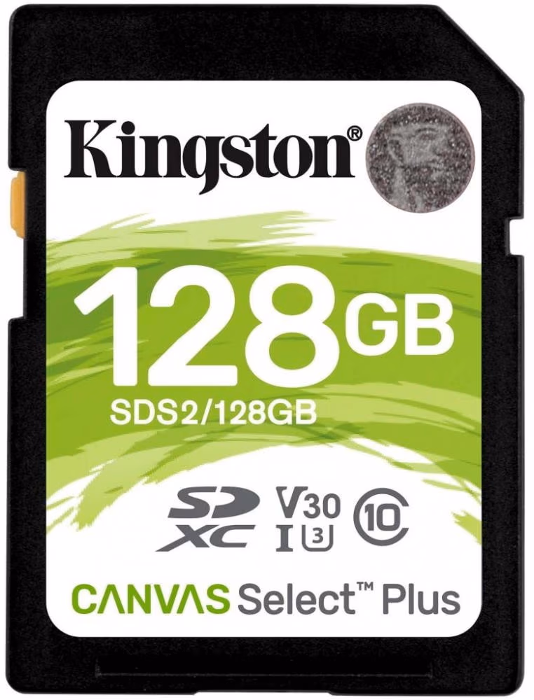 Карта памяти SD 128GB Kingston Canvas Select Plus, 100MBps