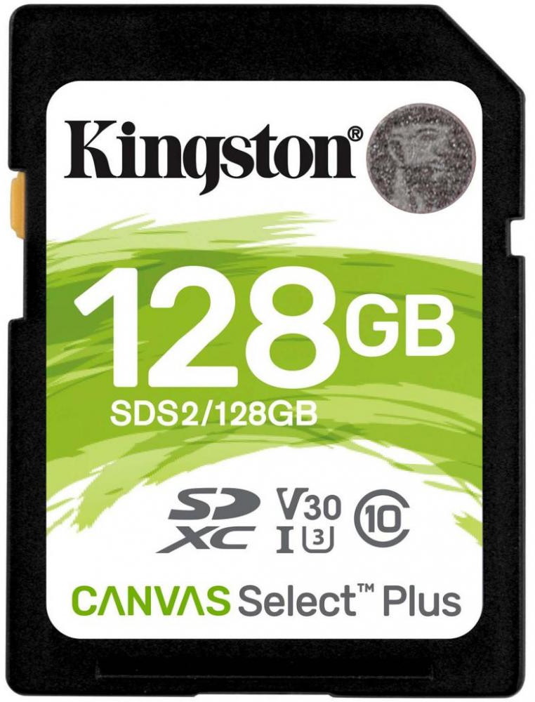 Карта памяти SD 128GB Kingston Canvas Select Plus, 100MBps photo 1